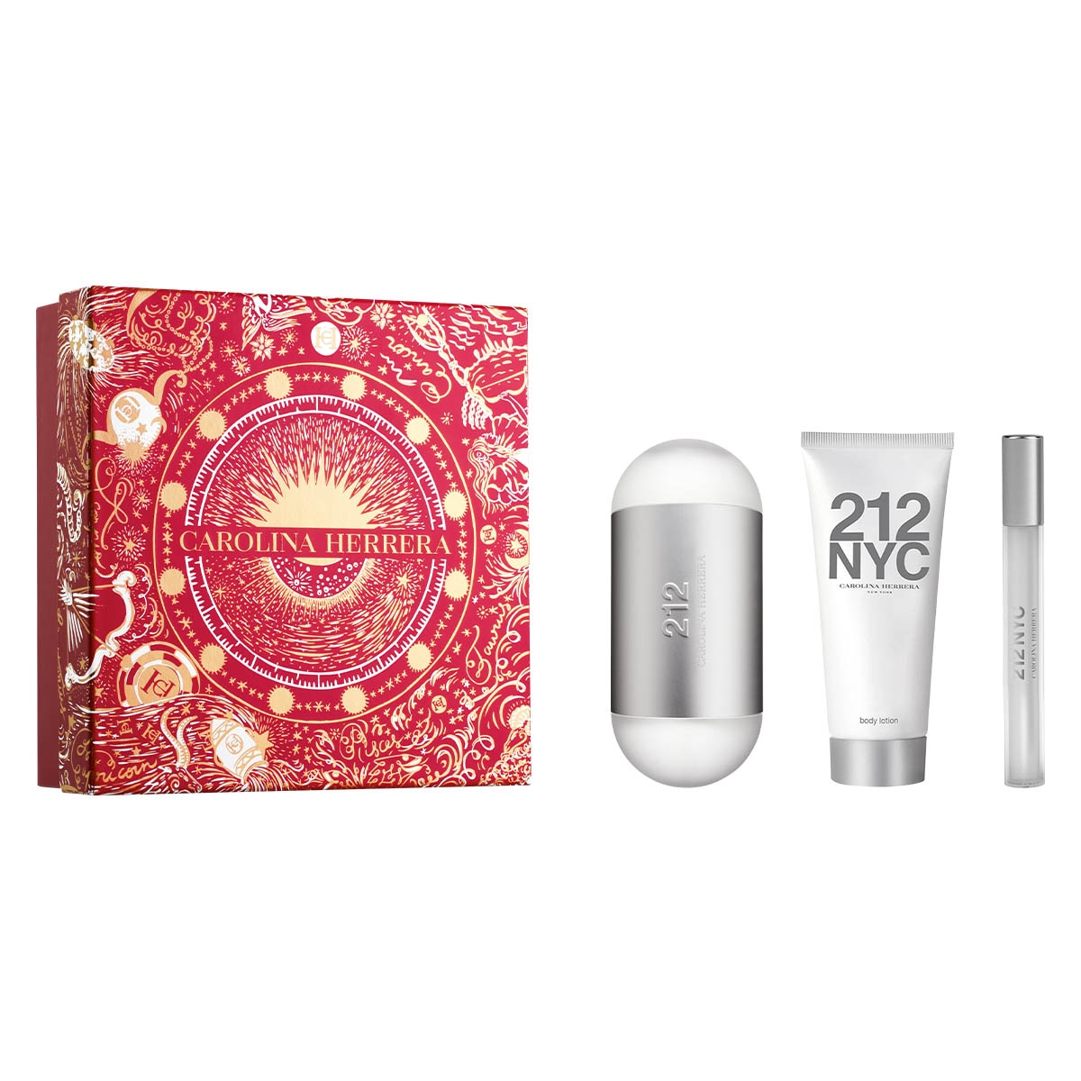 212 NYC SET PARA MUJER EAU DE TOILETTE+ BODY LOTION + EAU DE TOILETTE